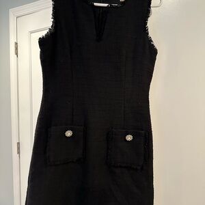 Elegant Black Sleeveless Dress